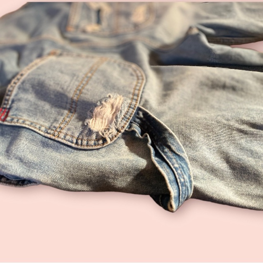 Urban Outfitters BDG Ryder Distressed Boyfriend Fit Overalls XS - Picture 4 of 7